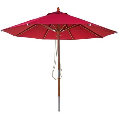 Sombrilla de madera Hegele - Diámetro 3m - Protección UV Sombrilla de madera Hegele - Diámetro 3m - Protección UV