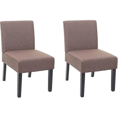Mendler Modèle C-F61 Ensemble de Chaises de Salle à Manger - Marron - Publicité Mendler Modèle C-F61 Ensemble de Chaises de Salle à Manger - Marron - Publicité