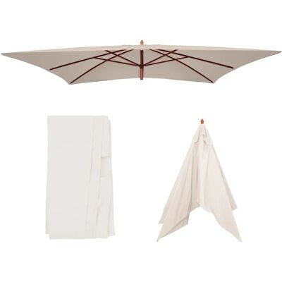 Housse pour parasol rectangulaire Mendler - Protection UV 50 - Publicité Housse pour parasol rectangulaire Mendler - Protection UV 50 - Publicité