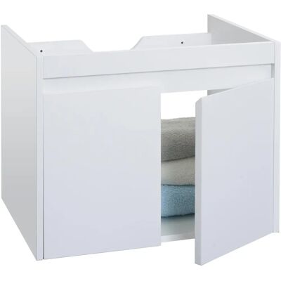 MENDLER Meuble de salle de bain blanc HWC-L86 - Mobilier de salle de bain - Publicité MENDLER Meuble de salle de bain blanc HWC-L86 - Mobilier de salle de bain - Publicité