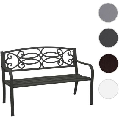 Banc de jardin Mendler HWC-F44, 2 places, acier, gris - Mobilier de jardin - Publicité Banc de jardin Mendler HWC-F44, 2 places, acier, gris - Mobilier de jardin - Publicité