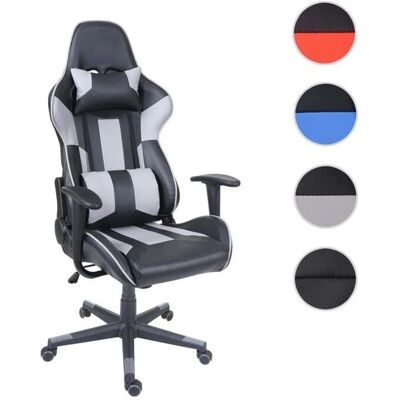 Chaise de bureau MENDLER HWC-F84 Gris/Noir - Chaise de bureau - Publicité Chaise de bureau MENDLER HWC-F84 Gris/Noir - Chaise de bureau - Publicité