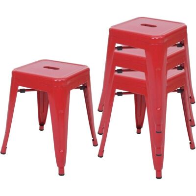 HHG - 787 - Metal - Red - Stool HHG - 787 - Metal - Red - Stool