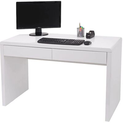 MCW G51 Weißer Schreibtisch - 120x60cm - Hochglanz MCW G51 Weißer Schreibtisch - 120x60cm - Hochglanz