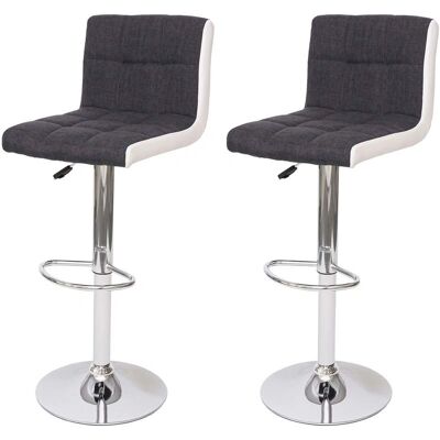 HHG Modell 232 Verstellbare Grau & Weiß Barhocker - Bar Möbel HHG Modell 232 Verstellbare Grau & Weiß Barhocker - Bar Möbel
