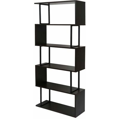 HHG - Modelo 091 Estantería Marrón Oscuro - Mueble de almacenamiento HHG - Modelo 091 Estantería Marrón Oscuro - Mueble de almacenamiento