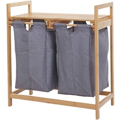 HEGELE - HHG-731 - Bambú - 2 compartimentos - Laundry basket HEGELE - HHG-731 - Bambú - 2 compartimentos - Laundry basket