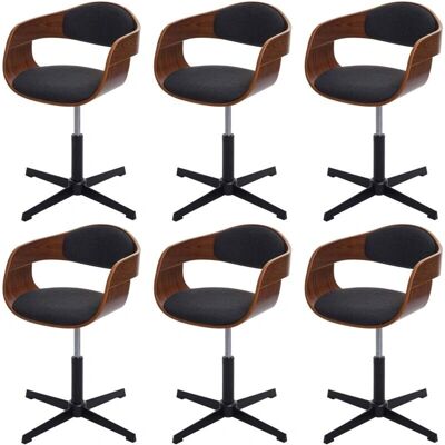 HHG - HHG-496 MVG - Gebogenes Holz - Stoffbezug Grau - Stuhl HHG - HHG-496 MVG - Gebogenes Holz - Stoffbezug Grau - Stuhl