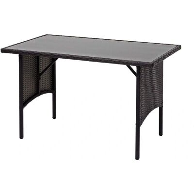HHG - Mesa de comedor de poliratán 870 - Mesa de comedor HHG - Mesa de comedor de poliratán 870 - Mesa de comedor