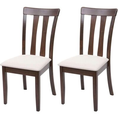 HHG - Sedia da pranzo Modello HHG-525 - Confortevole, Legno massiccio, Beige HHG - Sedia da pranzo Modello HHG-525 - Confortevole, Legno massiccio, Beige
