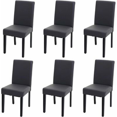 Set de 6 Sillas Littau Grises - Diseño Moderno y Cómodo Set de 6 Sillas Littau Grises - Diseño Moderno y Cómodo