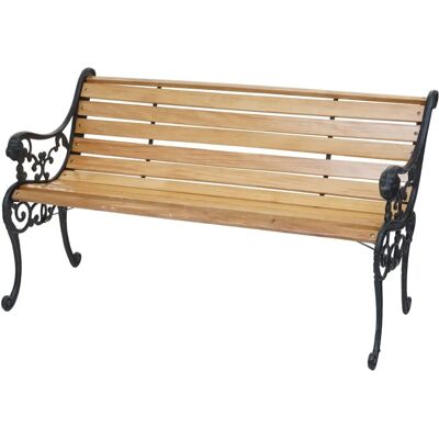 Banquette de Jardin MENDLER - Deux Places Rustique, Fonte et Bois de Hêtre - Banc HWC-F98 - Publicité Banquette de Jardin MENDLER - Deux Places Rustique, Fonte et Bois de Hêtre - Banc HWC-F98 - Publicité