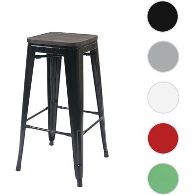 Tabouret Design Industriel Blanc Mendler - Style Bistrot - Publicité Tabouret Design Industriel Blanc Mendler - Style Bistrot - Publicité