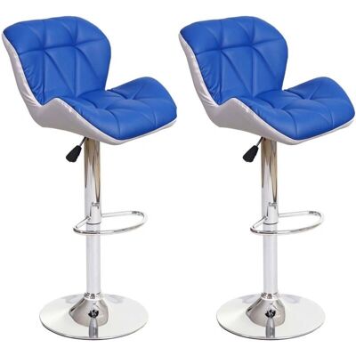 HHG - 156 - Blu - Altezza regolabile - Sgabelli bar HHG - 156 - Blu - Altezza regolabile - Sgabelli bar