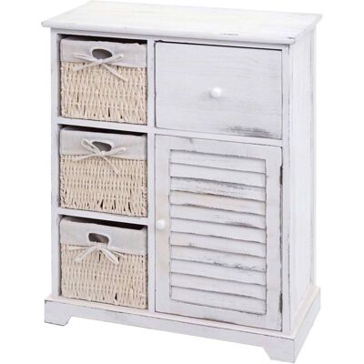 HHG - 676 - Bianco shabby - 80x60x30cm - Dresser HHG - 676 - Bianco shabby - 80x60x30cm - Dresser