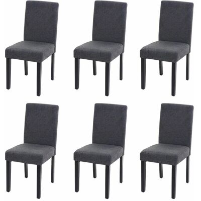 HHG Littau Sedie da pranzo grigie - Sedie da pranzo HHG Littau Sedie da pranzo grigie - Sedie da pranzo