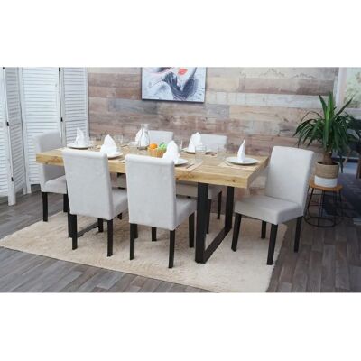 MCW - Littau - creme-beige - dunkle Beine - Esszimmerstuhl MCW - Littau - creme-beige - dunkle Beine - Esszimmerstuhl