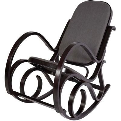 HHG - Mecedora M41 - Massivholz - Walnussfinish - Rocking chair HHG - Mecedora M41 - Massivholz - Walnussfinish - Rocking chair