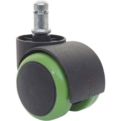 HHG - HHG 332 - Verde - 50 mm - Ruedas de silla de oficina HHG - HHG 332 - Verde - 50 mm - Ruedas de silla de oficina