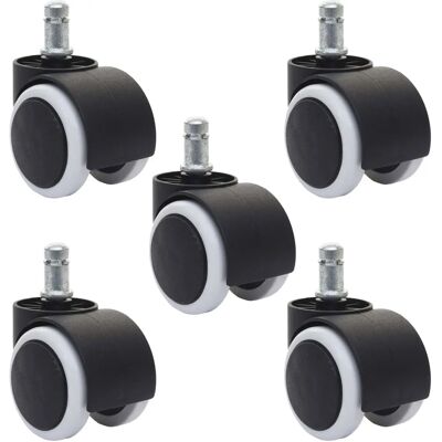 HHG - HHG-332 - Blanco - 50mm - Ruedas de silla HHG - HHG-332 - Blanco - 50mm - Ruedas de silla