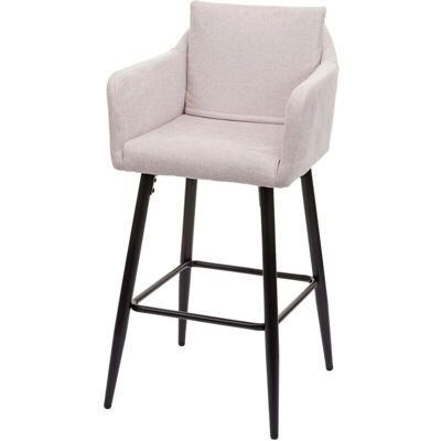 HHG - 748 - beige - struttura in metallo - Sgabello da bar HHG - 748 - beige - struttura in metallo - Sgabello da bar