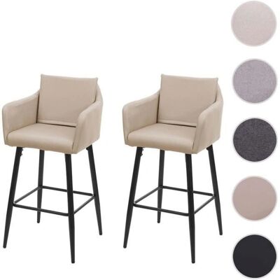 MCW Barhocker H93-2 Taupe Modernes Design - Barhocker MCW Barhocker H93-2 Taupe Modernes Design - Barhocker