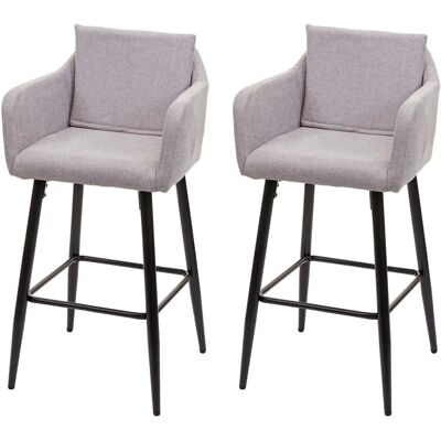MCW - MCW-H93 - Hellgrau - Textil - Bar stool MCW - MCW-H93 - Hellgrau - Textil - Bar stool