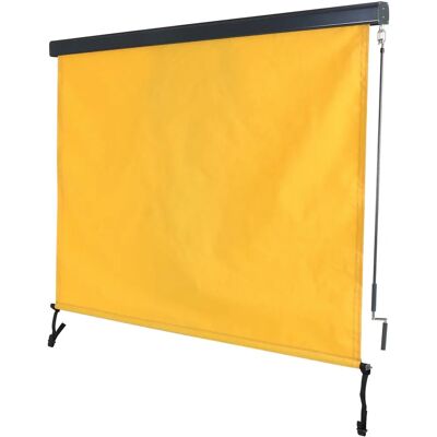 Store Vertical Mendler Jaune - Protection UV UPF 50 - Résistance au vent 2 - Publicité Store Vertical Mendler Jaune - Protection UV UPF 50 - Résistance au vent 2 - Publicité