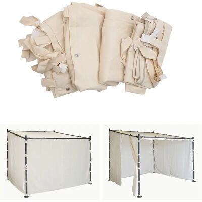 HHG - 927 - beige - 3x3m - Pergola panels HHG - 927 - beige - 3x3m - Pergola panels