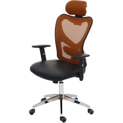 Chaise de Bureau Mendler T350 Atlanta - Ergonomique, Réglable, Marron - Publicité Chaise de Bureau Mendler T350 Atlanta - Ergonomique, Réglable, Marron - Publicité