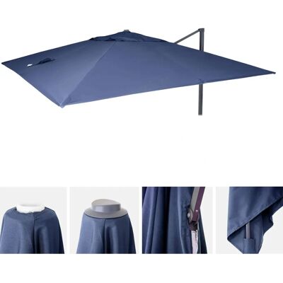 Housse de Parasol Rectangulaire Bleu Mendler 3x4m - Housse pour Parasol - Publicité Housse de Parasol Rectangulaire Bleu Mendler 3x4m - Housse pour Parasol - Publicité
