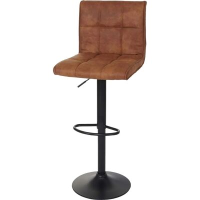 Tabouret de bar marron clair pivotant MENDLER - Bar & Comptoir - Confortable et stable - Publicité Tabouret de bar marron clair pivotant MENDLER - Bar & Comptoir - Confortable et stable - Publicité
