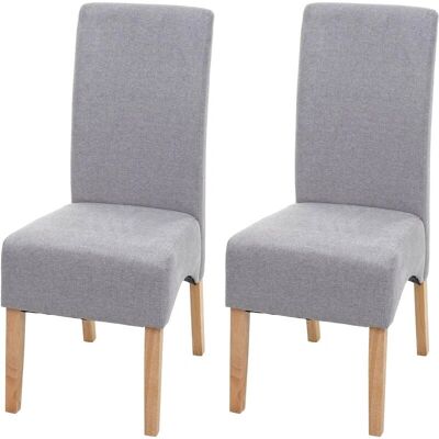 HHG Latina Esszimmerstühle - Komfortabel Modern Holz Textil HHG Latina Esszimmerstühle - Komfortabel Modern Holz Textil
