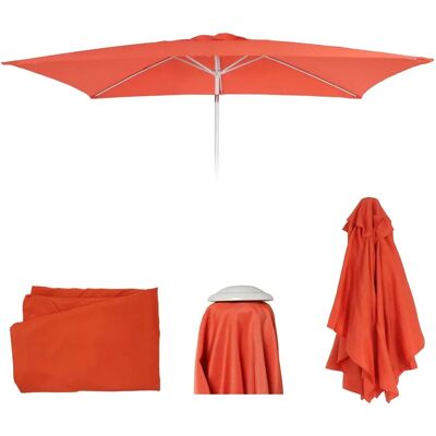Housse de parasol MENDLER - UV 50+ Imperméable 2x3m - Terracotta - Publicité Housse de parasol MENDLER - UV 50+ Imperméable 2x3m - Terracotta - Publicité