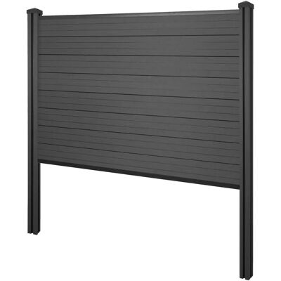 MENDLER - Panneau de Privacy Sarthe WPC - Résistant aux Intempéries, Extensible, 195cm - Publicité MENDLER - Panneau de Privacy Sarthe WPC - Résistant aux Intempéries, Extensible, 195cm - Publicité
