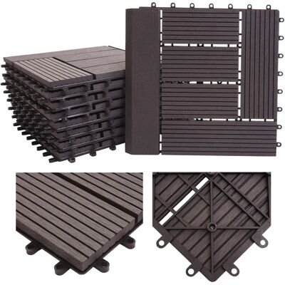 Carreaux Mendler Extérieur Rhone T831 WPC 30x30cm - Sol Durable - Publicité Carreaux Mendler Extérieur Rhone T831 WPC 30x30cm - Sol Durable - Publicité