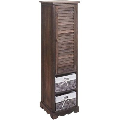 HHG - 674 - Marrón desgastado - Armario de baño HHG - 674 - Marrón desgastado - Armario de baño