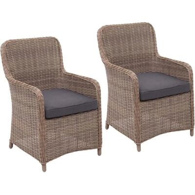 MCW E98 Gartenstühle - Poly-Rattan, Wetterfest MCW E98 Gartenstühle - Poly-Rattan, Wetterfest