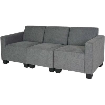 Canapé modulaire Mendler Lione Gris - 3 Places Lounge Moderne - Publicité Canapé modulaire Mendler Lione Gris - 3 Places Lounge Moderne - Publicité