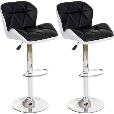 Hampton Anthrazit Barhocker-Set aus 2 Hampton Anthrazit Barhocker-Set aus 2