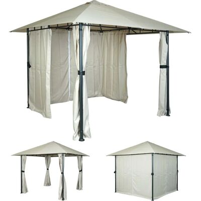 MCW Pavillon J63 - 3x3 Gartenvorhang - UV-Schutz MCW Pavillon J63 - 3x3 Gartenvorhang - UV-Schutz