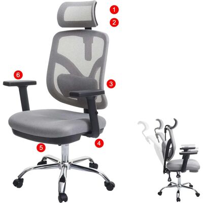 Chaise de bureau ergonomique Sihoo gris avec support lombaire réglable et accoudoirs - Publicité Chaise de bureau ergonomique Sihoo gris avec support lombaire réglable et accoudoirs - Publicité