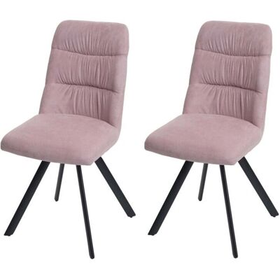 HHG - 595 - Rosa - Terciopelo - Dining chairs HHG - 595 - Rosa - Terciopelo - Dining chairs