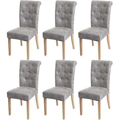 HHG - Chesterfield II - Tela gris HHG - Chesterfield II - Tela gris