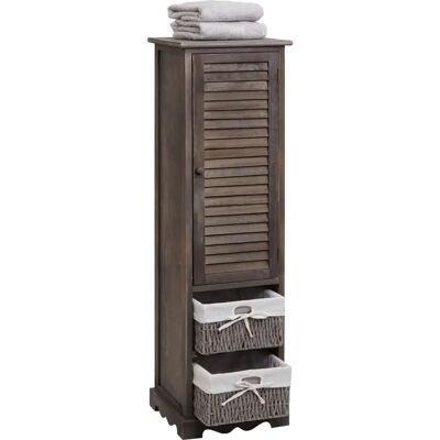 Nova Mendler - Vintage Badezimmer Schrank mit Herausnehmbare Körbe - Badezimmermöbel Nova Mendler - Vintage Badezimmer Schrank mit Herausnehmbare Körbe - Badezimmermöbel