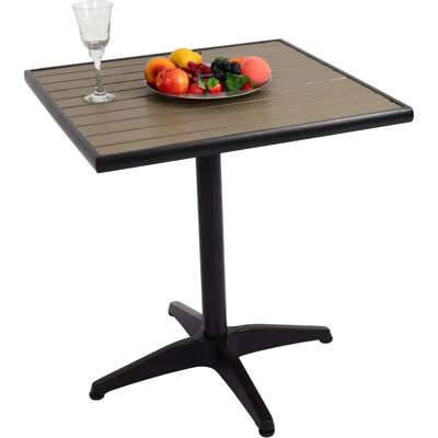 Table extérieure Mendler HWC-J95 - Aluminium Polywood, Gris - Publicité Table extérieure Mendler HWC-J95 - Aluminium Polywood, Gris - Publicité