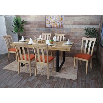 Ensemble de 6 chaises Mendler Cuisine Salle à Manger Bois Massif - Chaise - Publicité Ensemble de 6 chaises Mendler Cuisine Salle à Manger Bois Massif - Chaise - Publicité