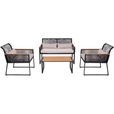 HHG - HHG-603 - Powder-coated steel - Outdoor furniture set HHG - HHG-603 - Powder-coated steel - Outdoor furniture set