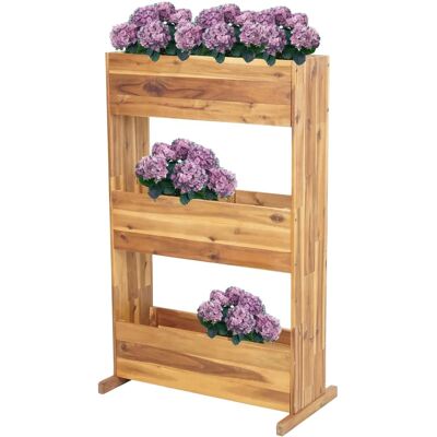 Mendler Étagère de Jardin HWC-L20 - Bois d'Acacia - 115x71x40cm - Publicité Mendler Étagère de Jardin HWC-L20 - Bois d'Acacia - 115x71x40cm - Publicité