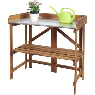 Table de Jardin Mendler HWC-L18 - Pliable Extérieur Bois d'Acacia - 89x86x44cm - Publicité Table de Jardin Mendler HWC-L18 - Pliable Extérieur Bois d'Acacia - 89x86x44cm - Publicité